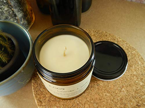 Orange Blossom & Chamomile Scented Soy Candle