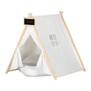 Sweedi Play Tent with Chalkboard, Organic Cotton and Pine