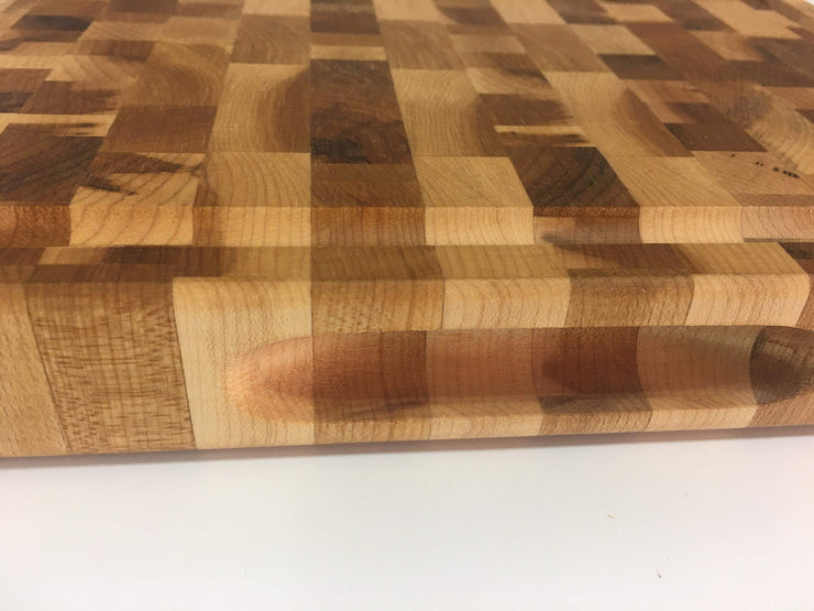 End Grain Canadian Maple Chopping Board 19x12x1.5"