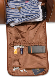 Sidney Vegan leather travel bag - Tan
